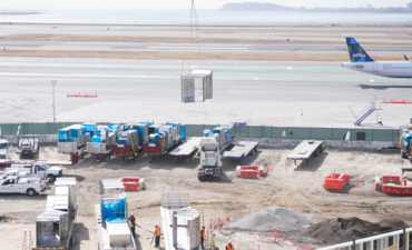 Airport construction, phased construction, airport environment